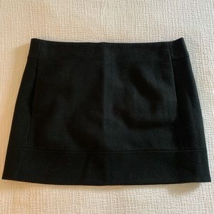 J Crew wool mini skirt